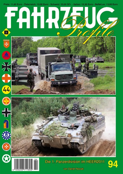 FAHRZEUG Profile 94 Die 1. Panzerdivision im HEER2011