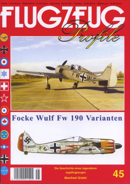 FLUGZEUG Profile 45 Focke Wulf Fw 190 Varianten