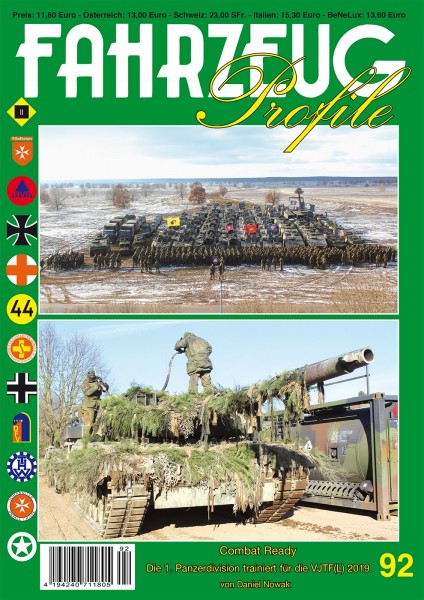 FAHRZEUG Profile 92 COMBAT READY - Die 1. Panzerdivision trainiert für VJTF(L) 2019