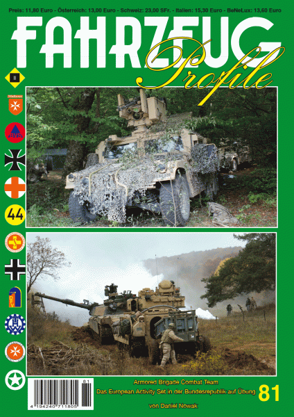 FAHRZEUG Profile 81 Armored Brigade Combat Team Das European Activity Set auf Übung